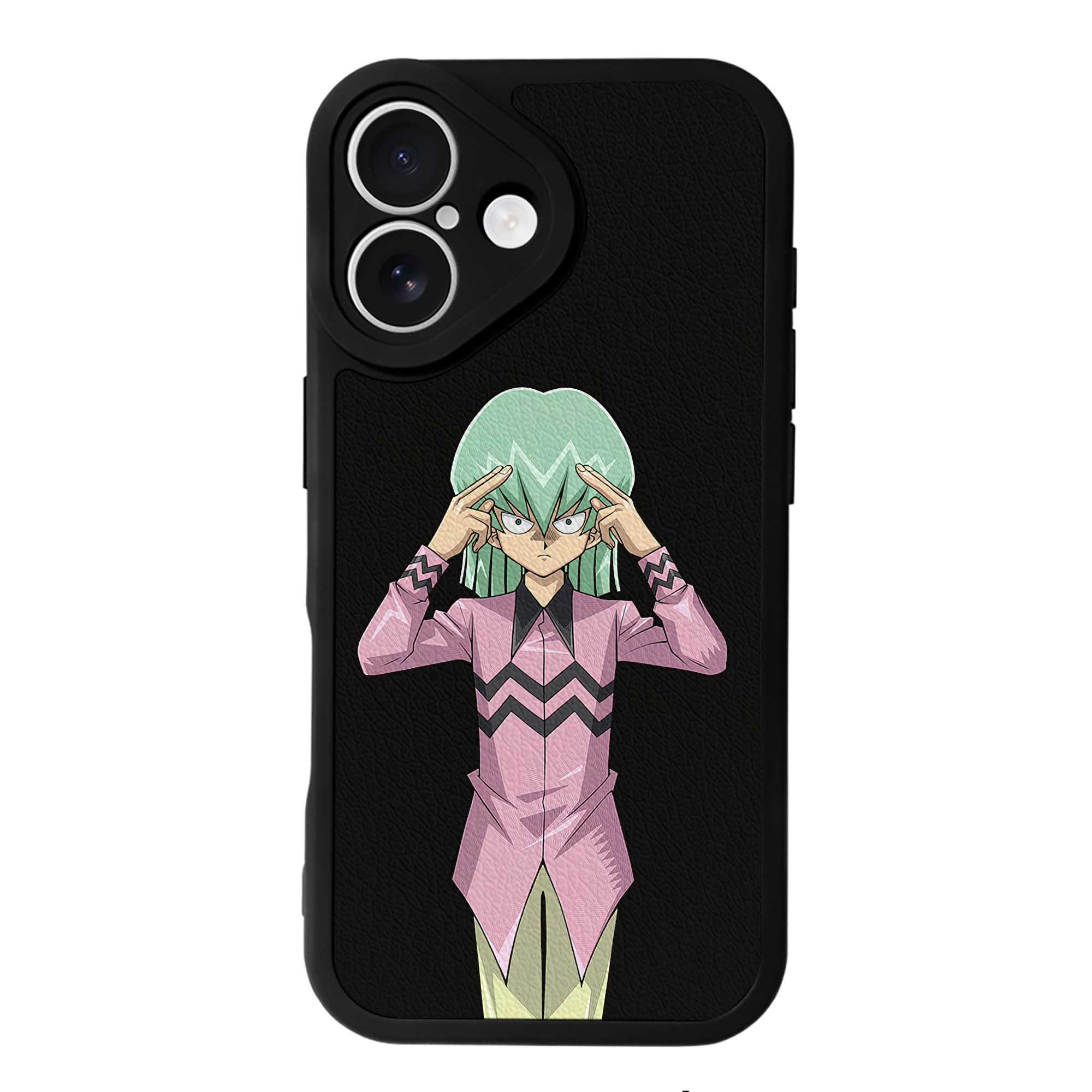 遊☆戯☆王 Yu-Gi-Oh! 【iPhone 16シリーズ対応】シリコンスマホケース（レザー調） 材質：シリコン